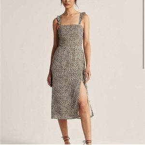 Abercrombie leopard print dress